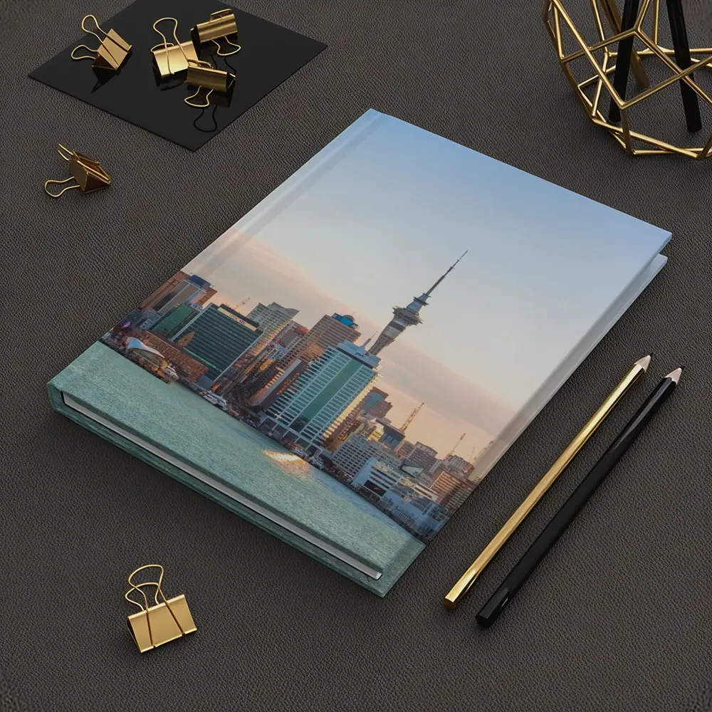 Auckland Sky Tower Cityscape at Sunset – Notebooks