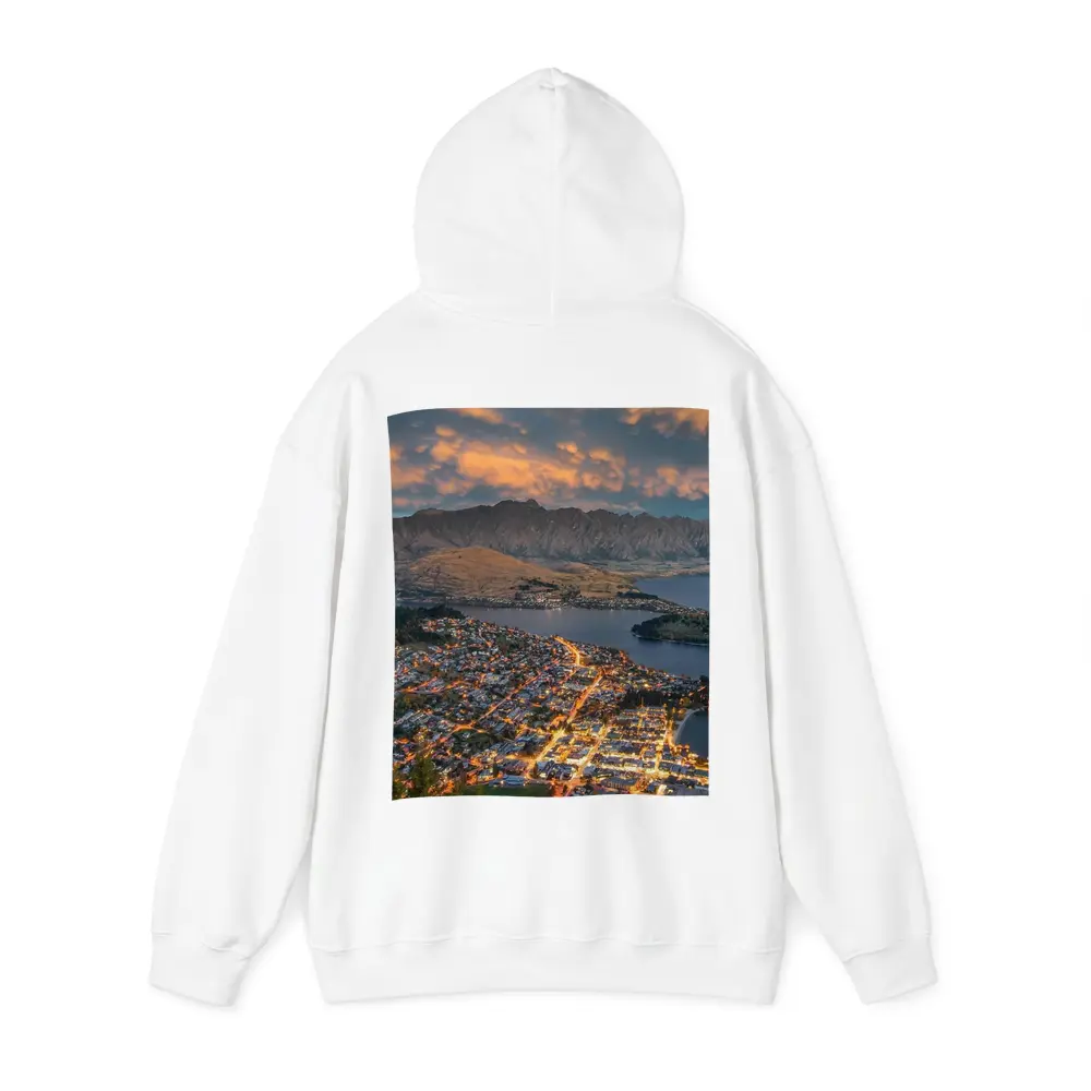 Queenstown New Zealand City Lights Sunset – Hoodies