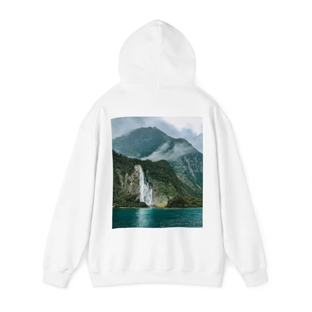 Milford Sound Waterfall New Zealand Mountain – Hoodies