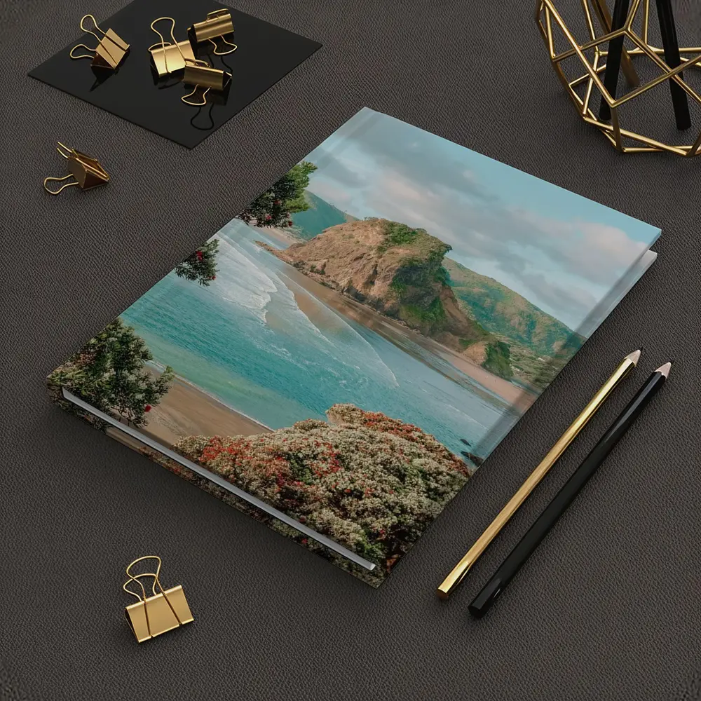 Piha Beach Lion Rock New Zealand Coast – Notebooks
