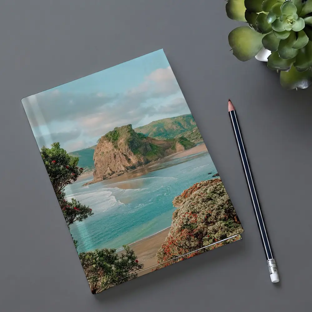 Piha Beach Lion Rock New Zealand Coast – Notebooks
