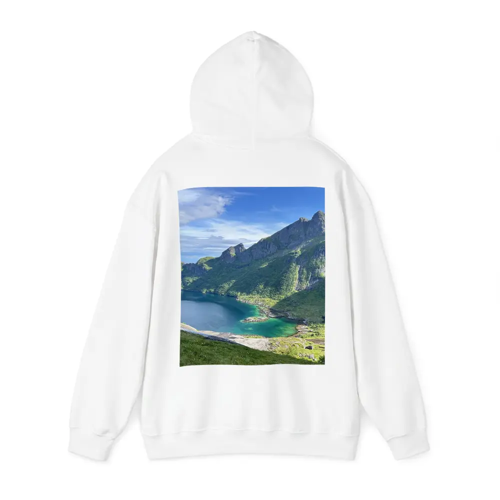 Norwegian Fjord Turquoise Lake Mountain Landscape – Hoodies
