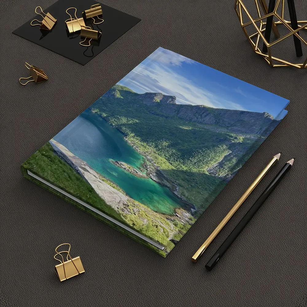 Norwegian Fjord Turquoise Lake Mountain Landscape – Notebooks