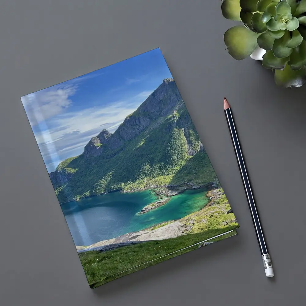 Norwegian Fjord Turquoise Lake Mountain Landscape – Notebooks