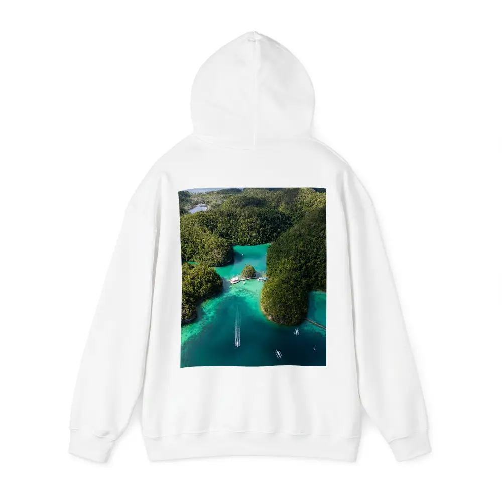 Tropical Island Lagoon Aerial View Indonesia – Hoodies