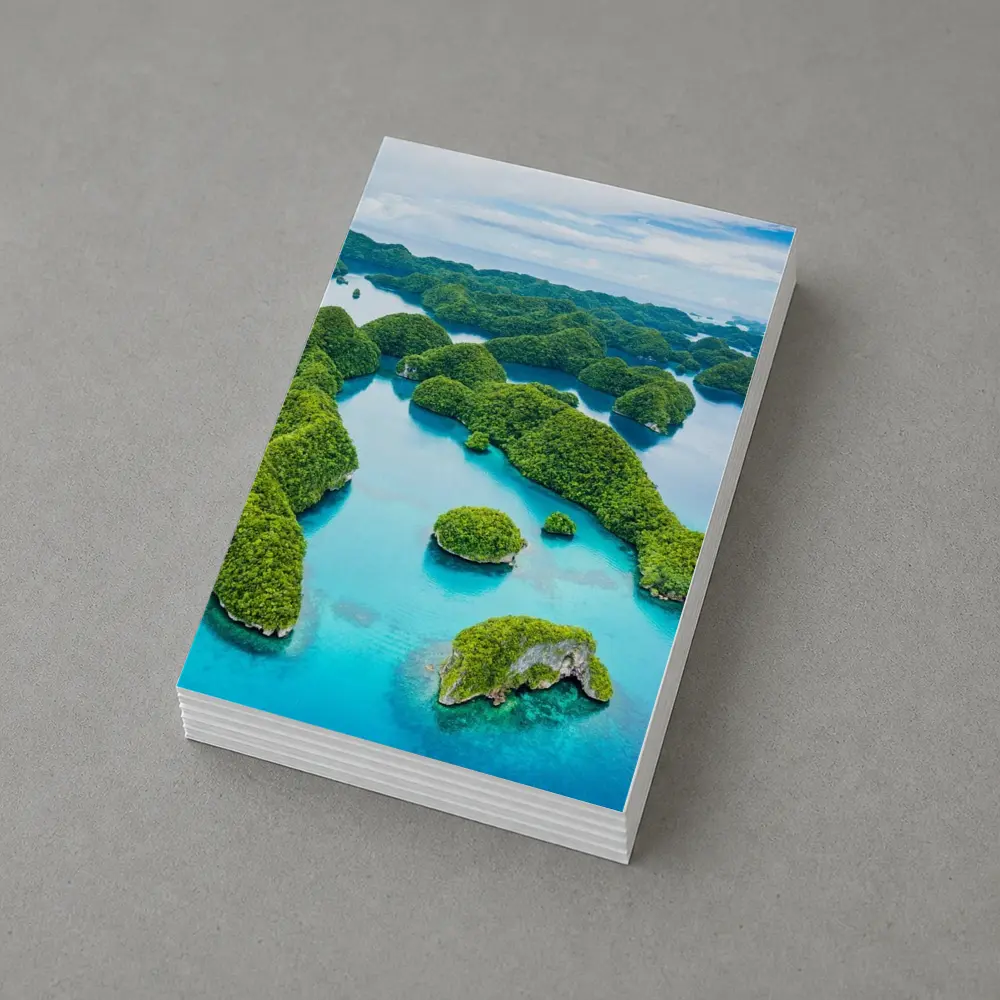 Aerial View Tropical Islands Turquoise Ocean Waters – Postcards