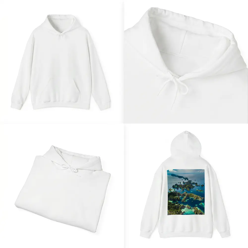 Raja Ampat Islands Aerial Ocean View – Hoodies