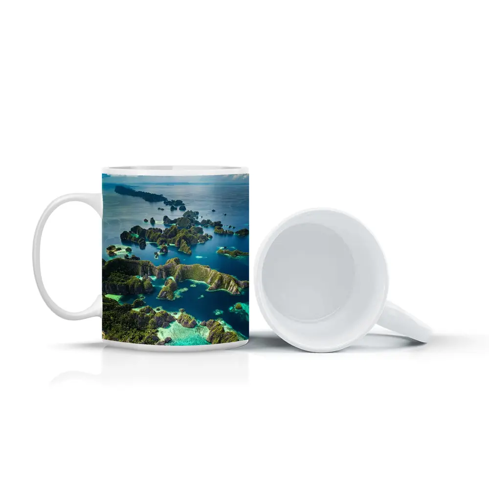 Raja Ampat Islands Aerial Ocean View – Mugs