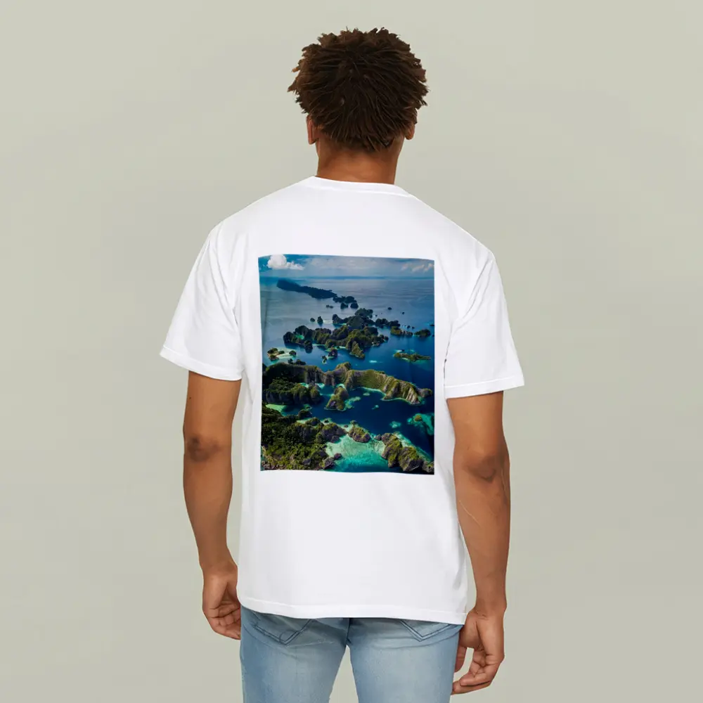 Raja Ampat Islands Aerial Ocean View – T-Shirts