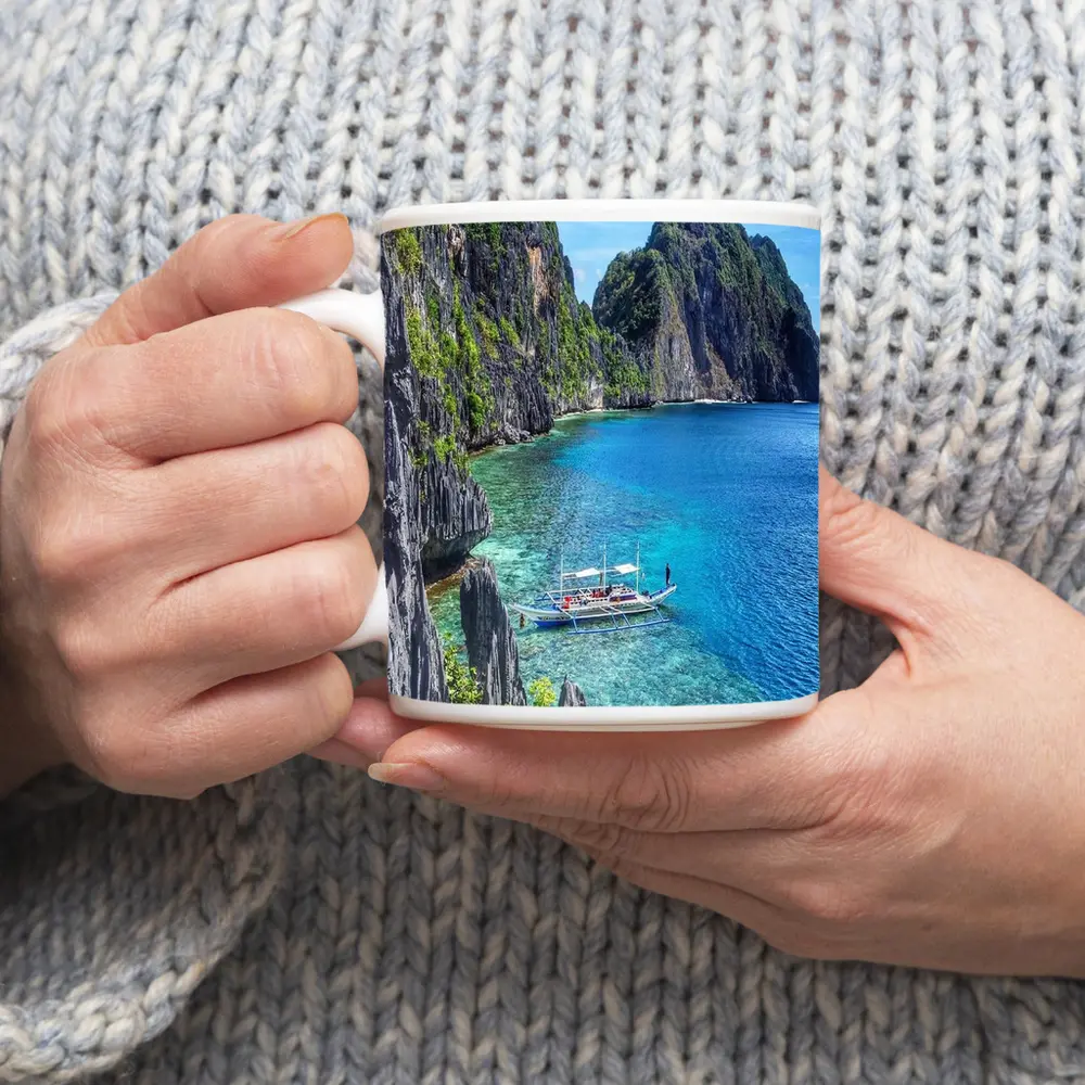 El Nido Palawan Crystal Blue Lagoon Cliffs – Mugs