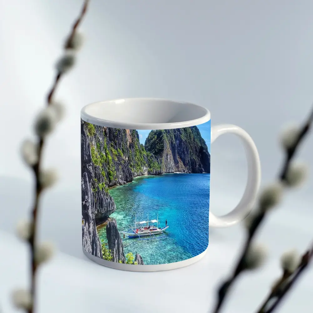 El Nido Palawan Crystal Blue Lagoon Cliffs – Mugs