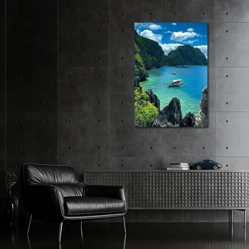 El Nido Philippines Turquoise Bay Limestone Cliffs – Wall Art