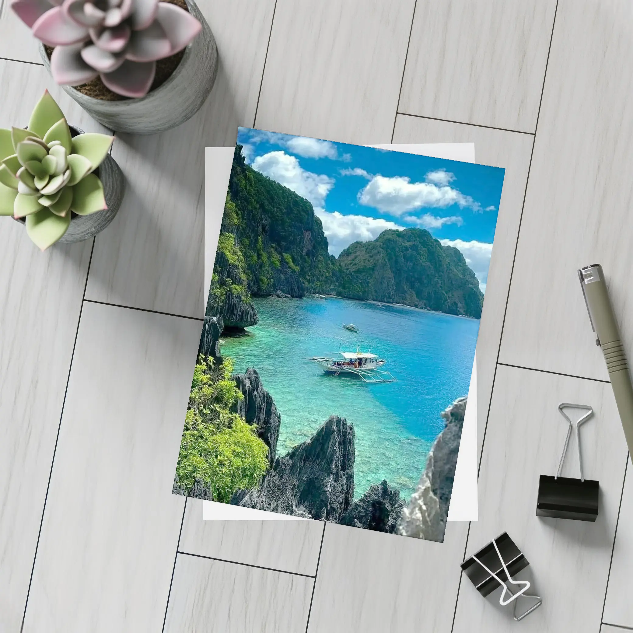El Nido Philippines Turquoise Bay Limestone Cliffs – Postcards