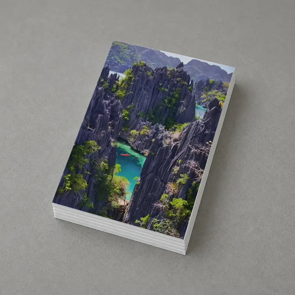 Coron Lagoon Limestone Cliffs Turquoise Water – Postcards