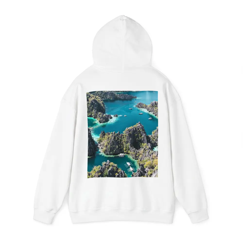 Coron Lagoon Turquoise Water Limestone Cliffs Philippines – Hoodies