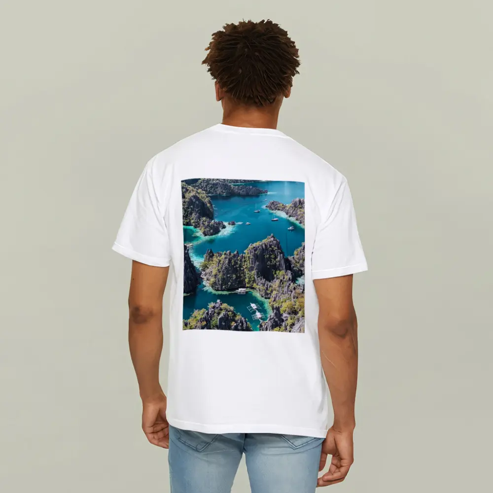 Coron Lagoon Turquoise Water Limestone Cliffs Philippines – T-Shirts