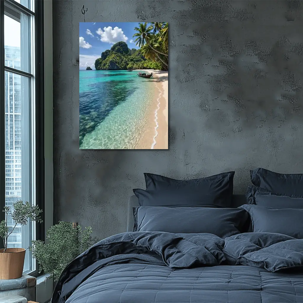 Thailand Tropical Beach Clear Turquoise Water – Wall Art