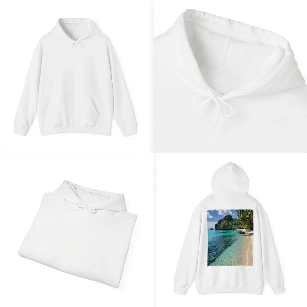 Thailand Tropical Beach Clear Turquoise Water – Hoodies