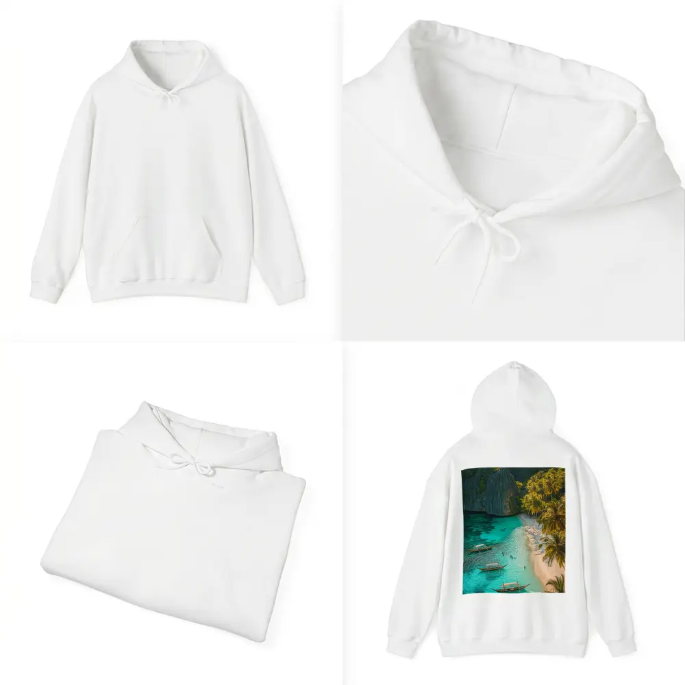 El Nido Beach Palawan Crystal Clear Turquoise Waters – Hoodies