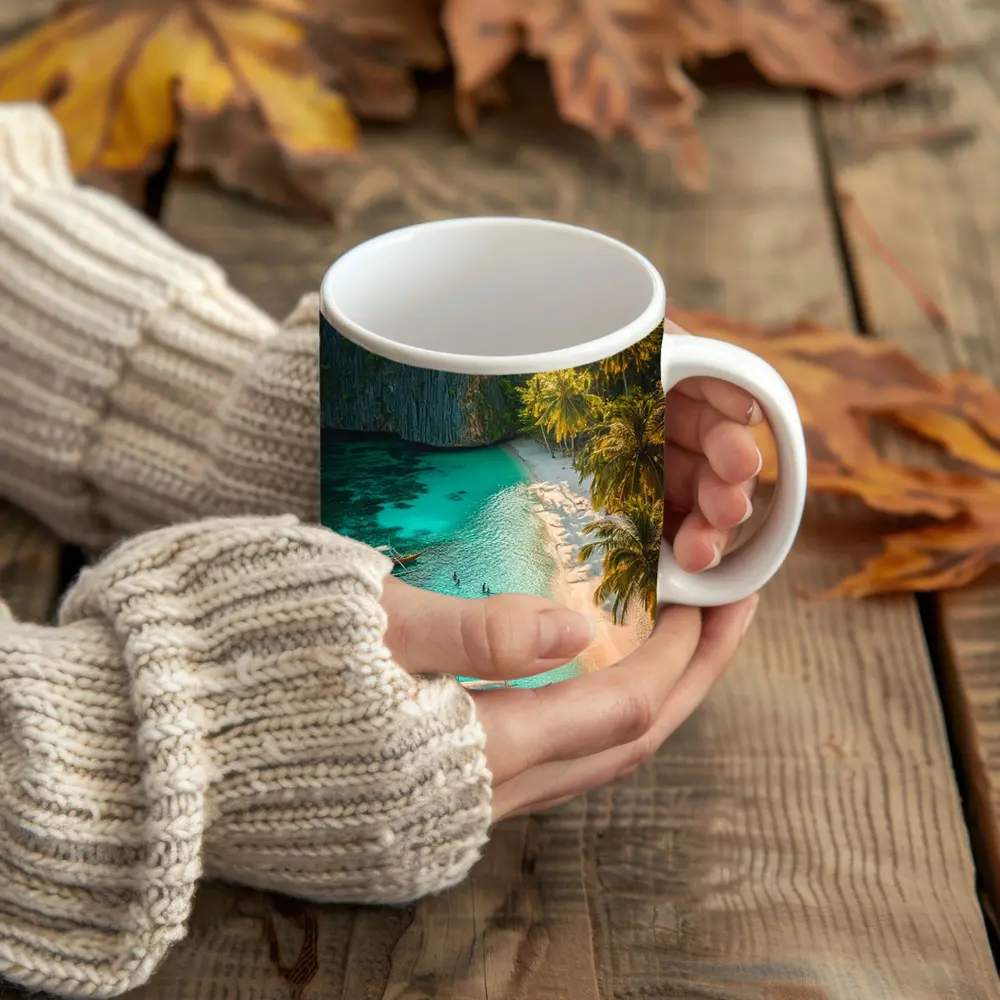 El Nido Beach Palawan Crystal Clear Turquoise Waters – Mugs