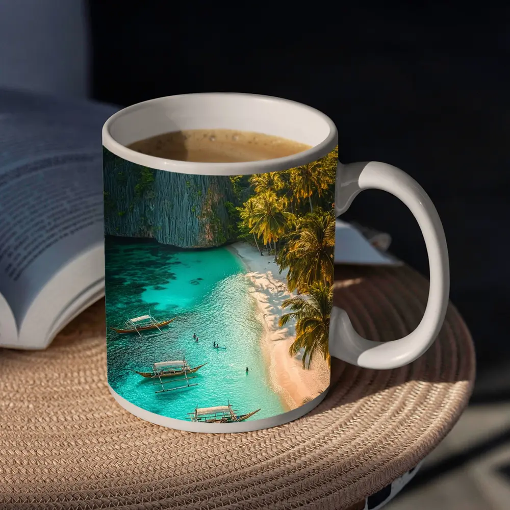 El Nido Beach Palawan Crystal Clear Turquoise Waters – Mugs