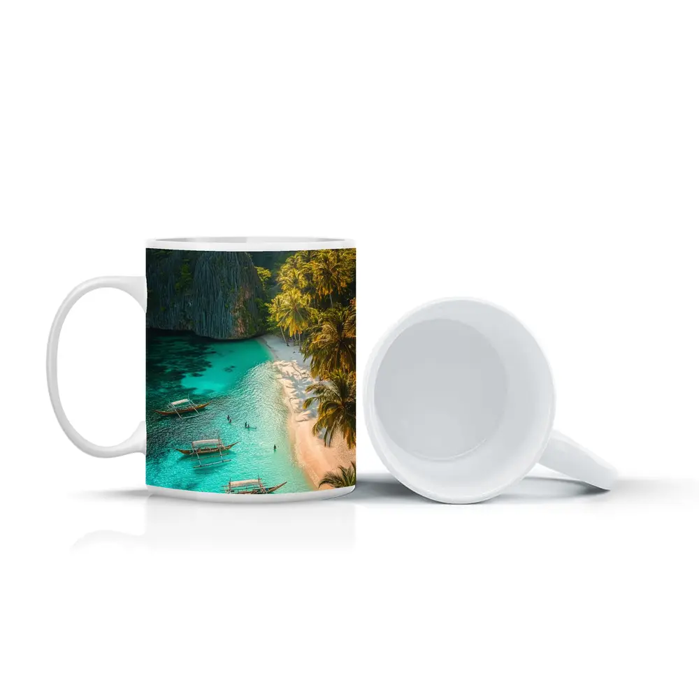 El Nido Beach Palawan Crystal Clear Turquoise Waters – Mugs