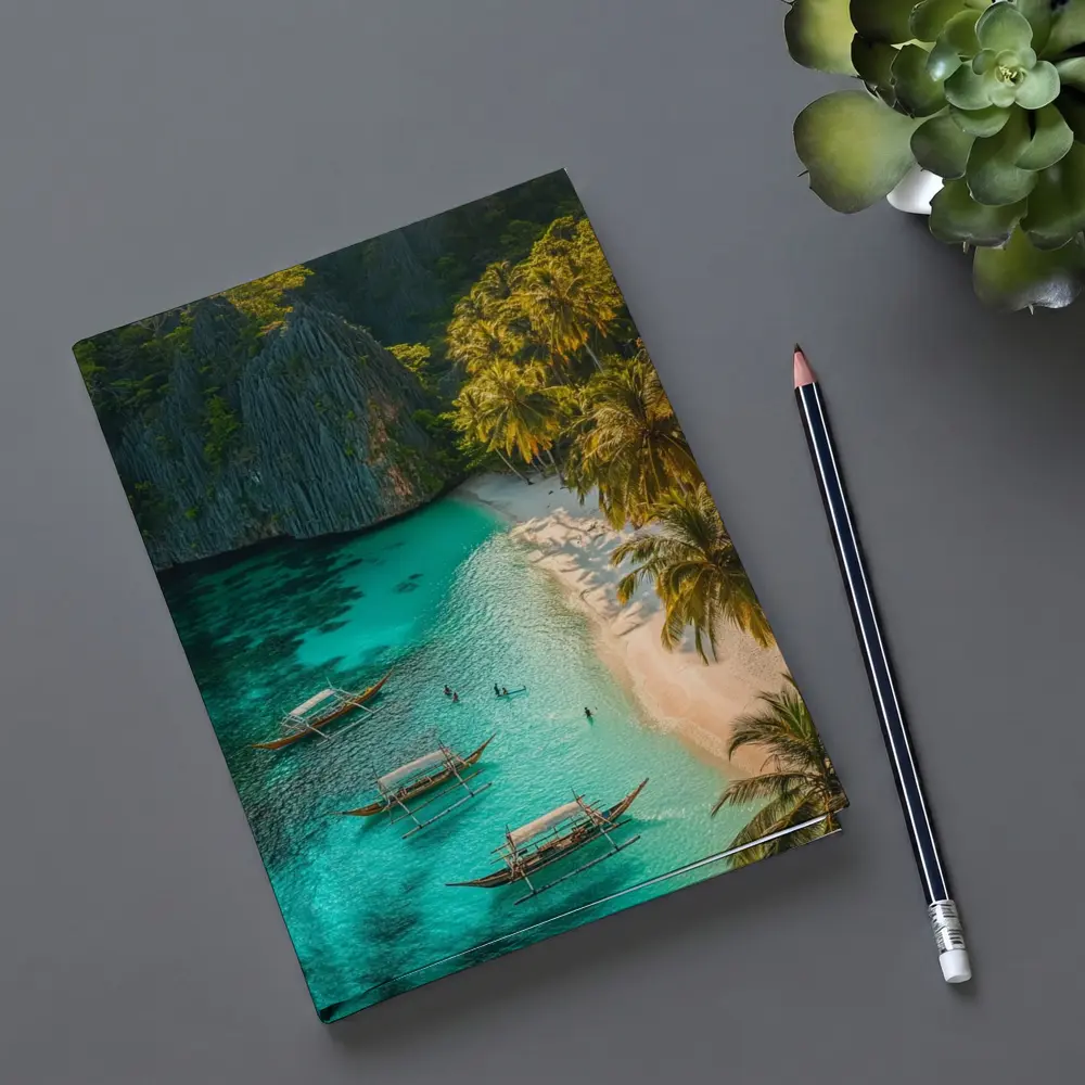El Nido Beach Palawan Crystal Clear Turquoise Waters – Notebooks