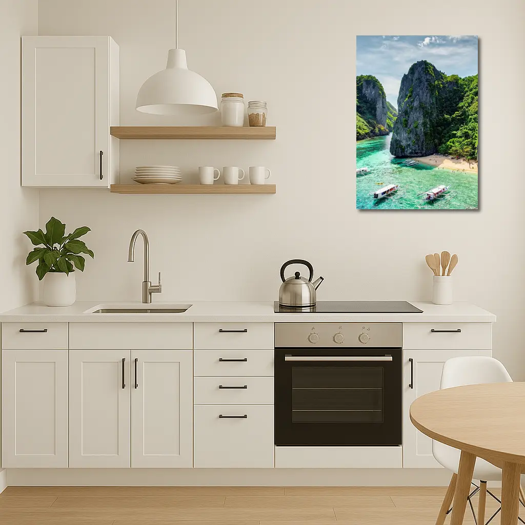 El Nido Palawan Turquoise Lagoon Limestone Cliffs – Wall Art