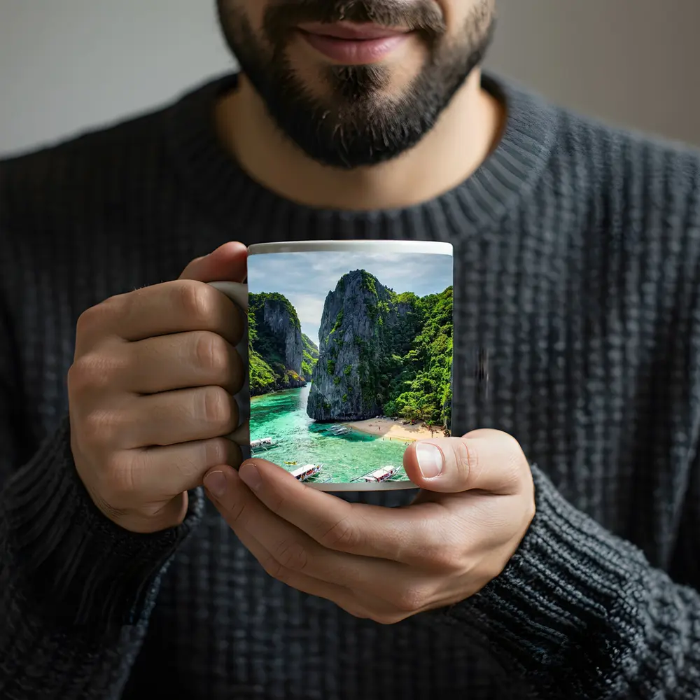 El Nido Palawan Turquoise Lagoon Limestone Cliffs – Mugs