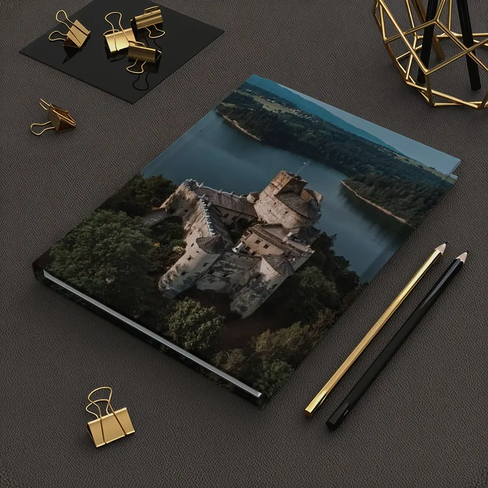 Niedzica Castle Aerial View Lake Poland – Notebooks