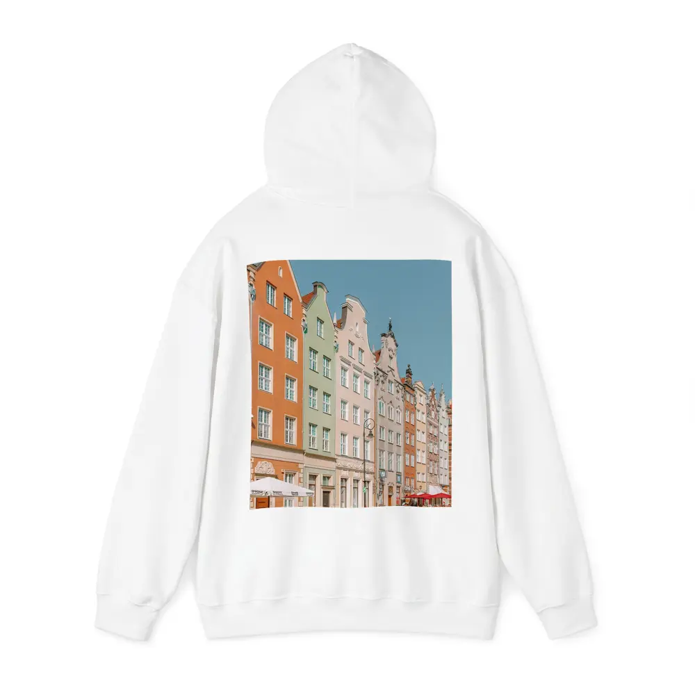 Colorful Historic Buildings Gdansk Poland Street – Hoodies
