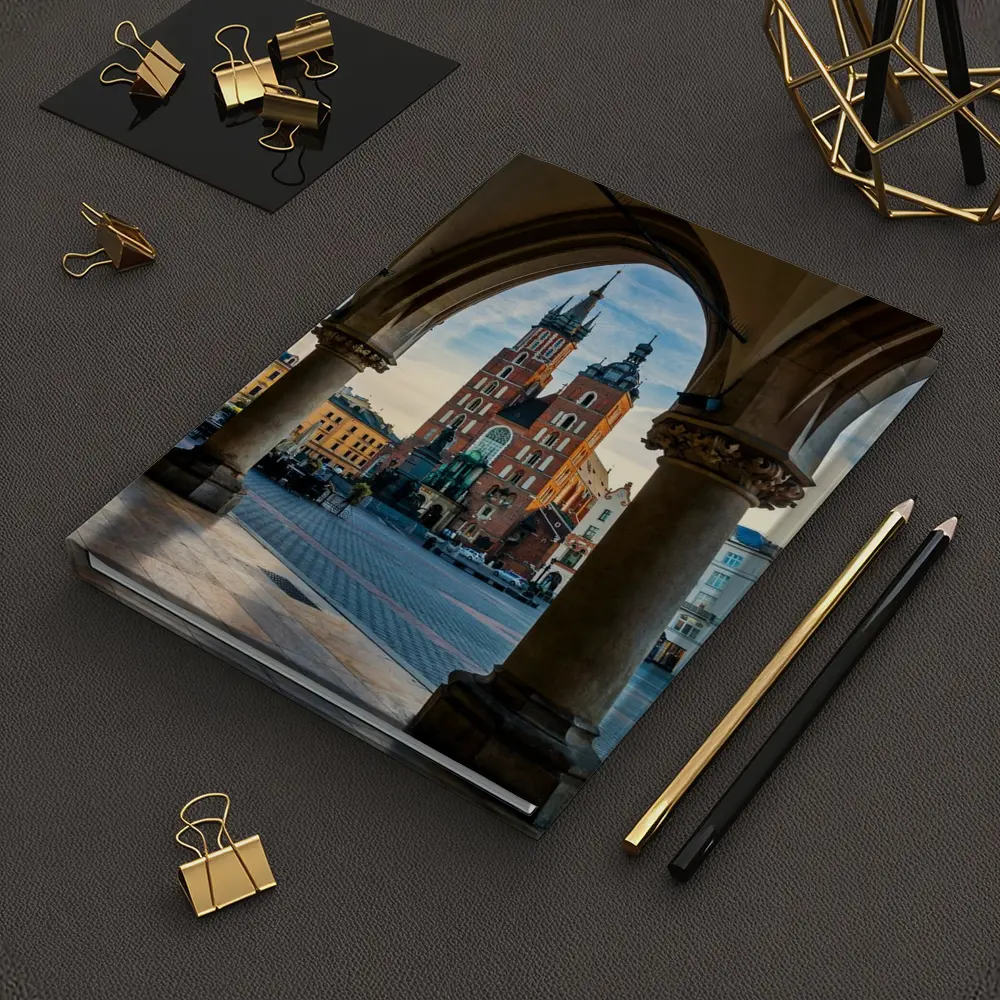 St Mary Basilica Krakow Main Square Arch View – Notebooks