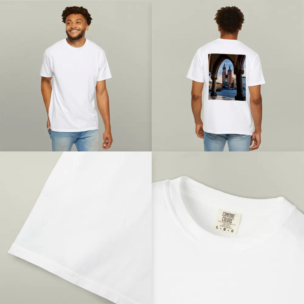 St Mary Basilica Krakow Main Square Arch View – T-Shirts