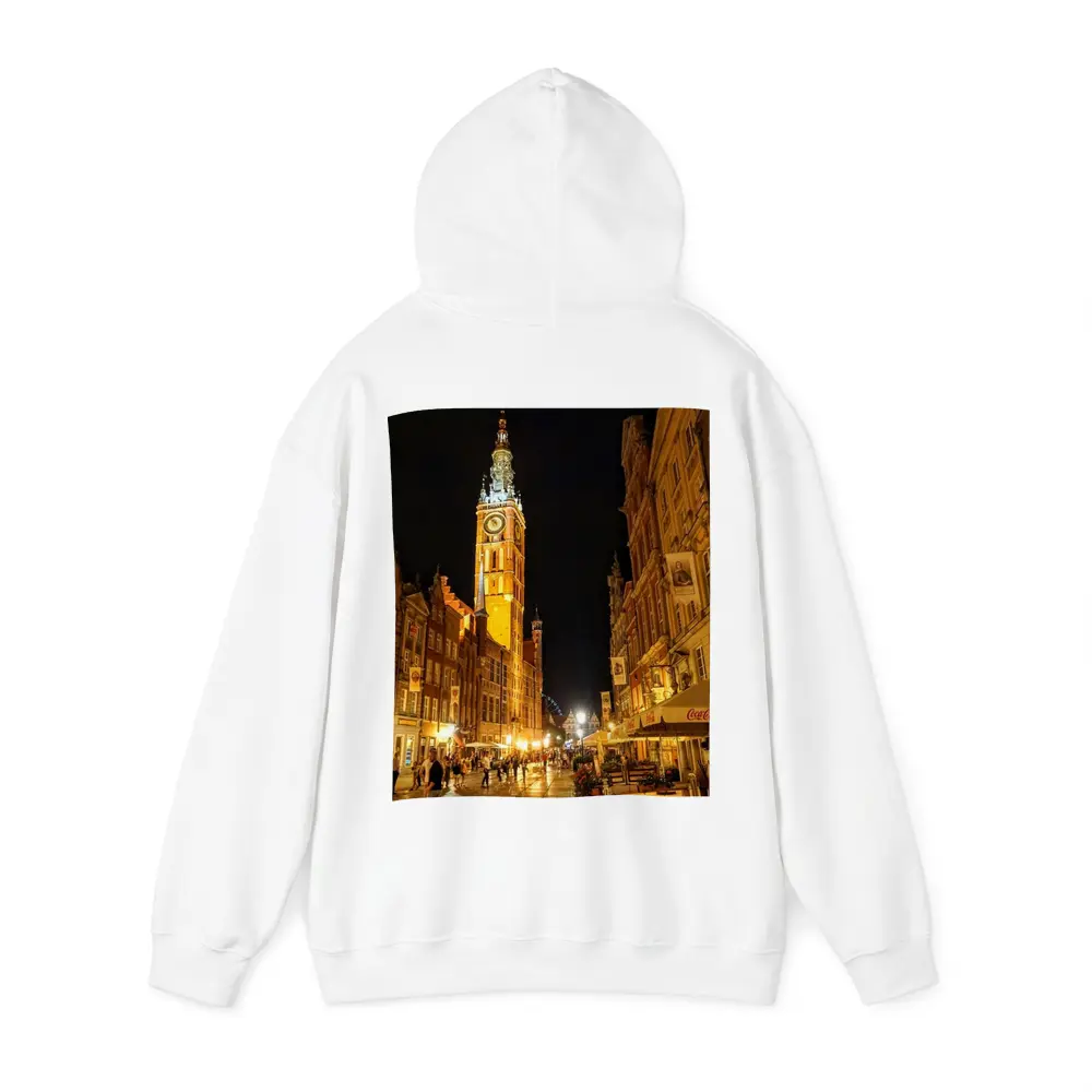 Gdansk Old Town Street At Night – Hoodies