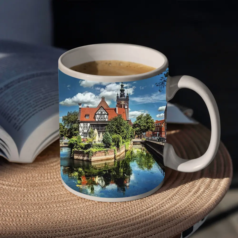 Gdansk Poland Canal Old Town Architecture – Mugs