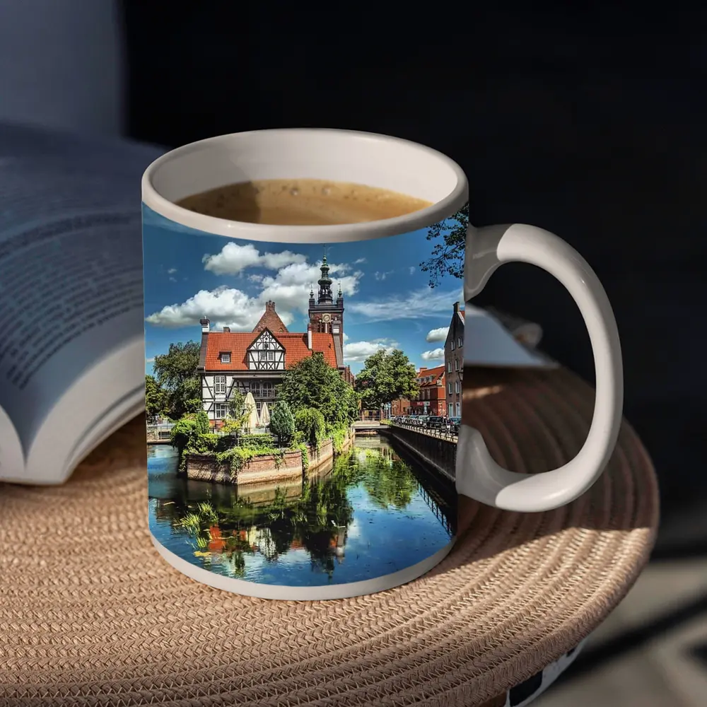 Gdansk Poland Canal Old Town Architecture – Mugs