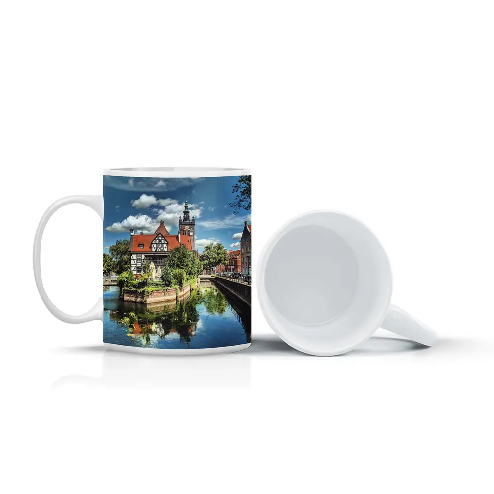 Gdansk Poland Canal Old Town Architecture – Mugs