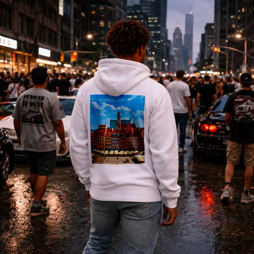 Warsaw Old Town Market Square Poland – Hoodies