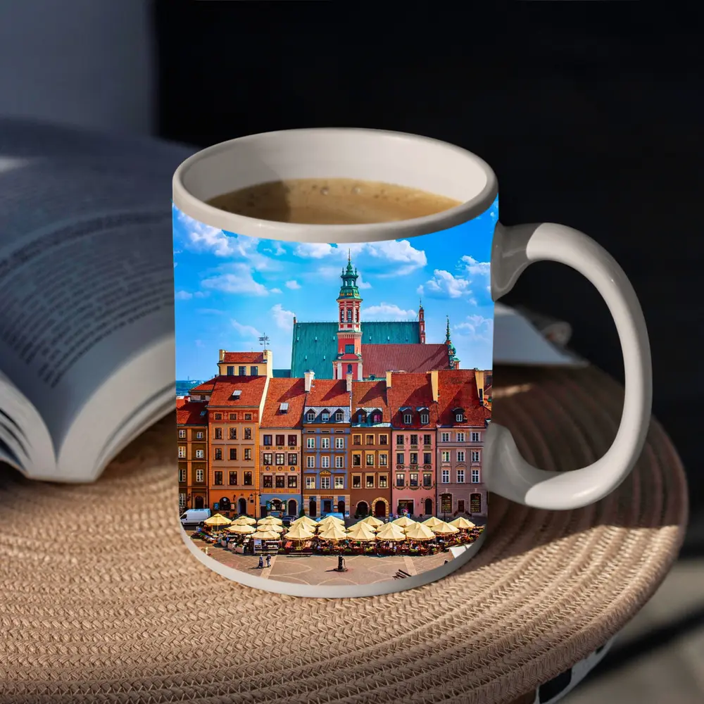 Warsaw Old Town Market Square Poland – Mugs