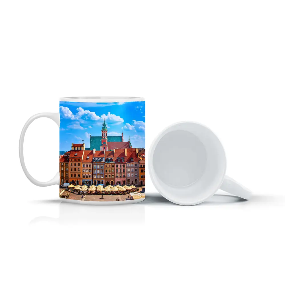 Warsaw Old Town Market Square Poland – Mugs