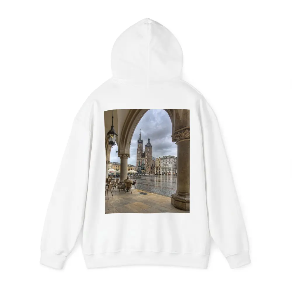 Krakow Main Square St Mary Basilica Rain – Hoodies