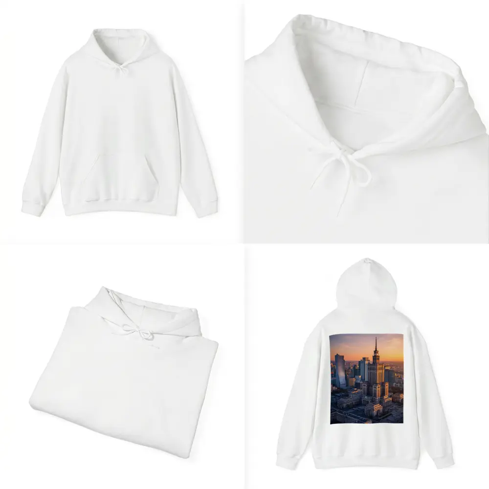 Warsaw Palace of Culture Sunset Skyline – Hoodies