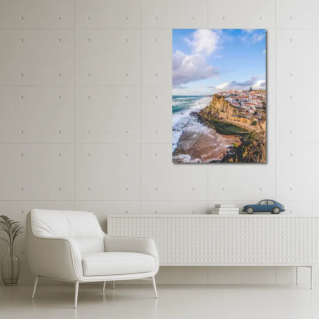 Azenhas do Mar Cliffside Village Portugal Coast – Wall Art