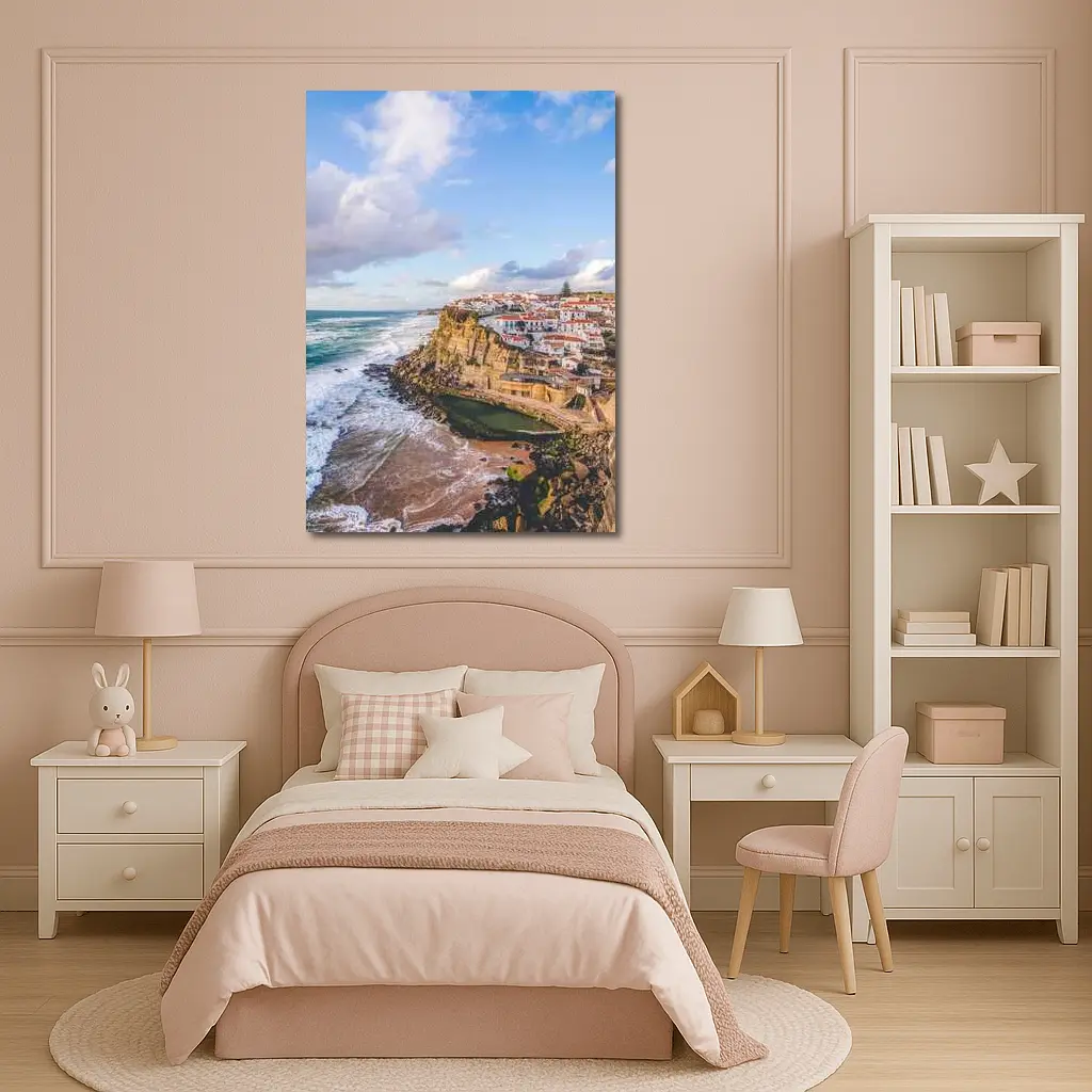 Azenhas do Mar Cliffside Village Portugal Coast – Wall Art