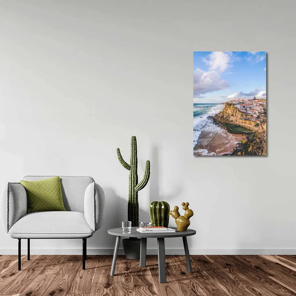 Azenhas do Mar Cliffside Village Portugal Coast – Wall Art
