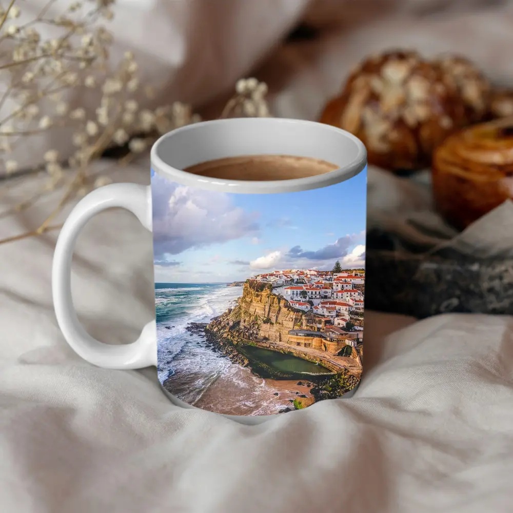 Azenhas do Mar Cliffside Village Portugal Coast – Mugs