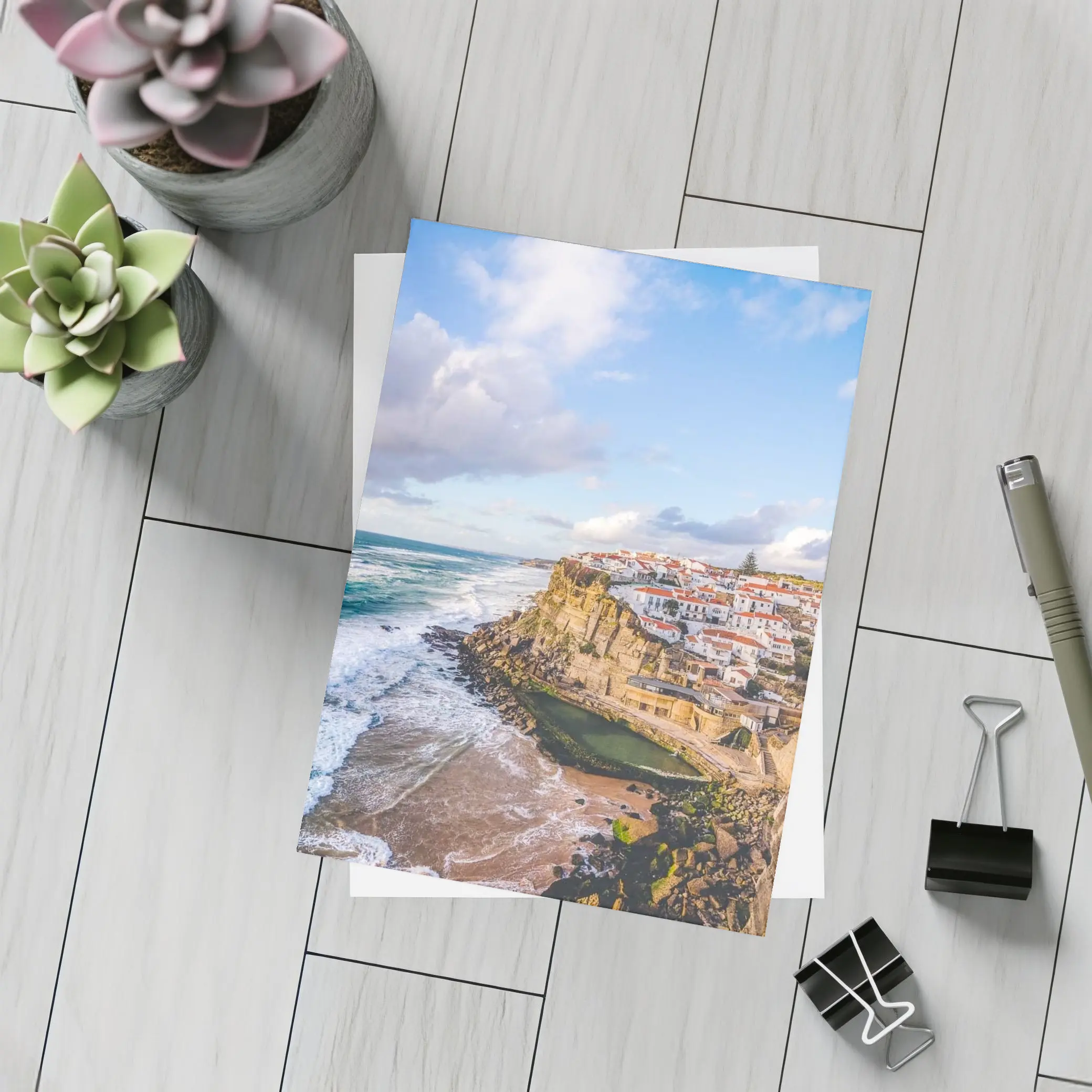 Azenhas do Mar Cliffside Village Portugal Coast – Postcards