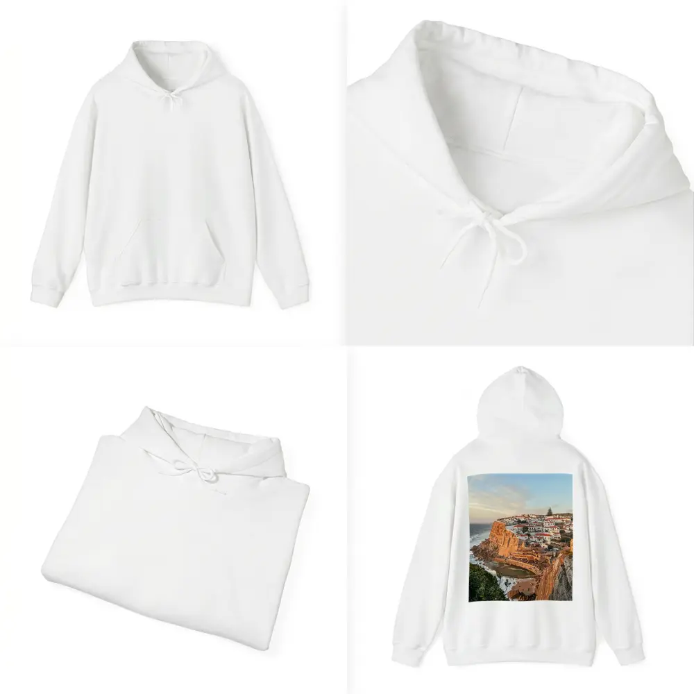 Azenhas do Mar Cliffside Village Portugal Sunset – Hoodies
