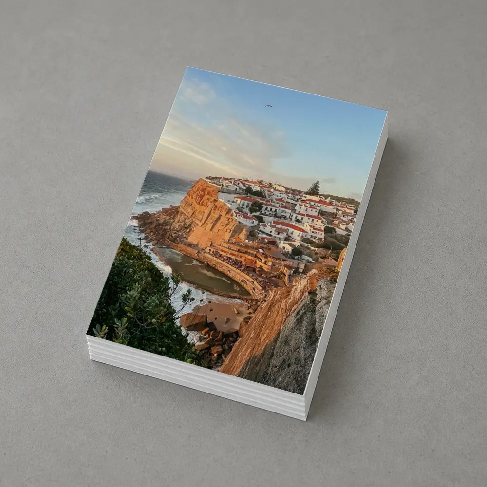 Azenhas do Mar Cliffside Village Portugal Sunset – Postcards