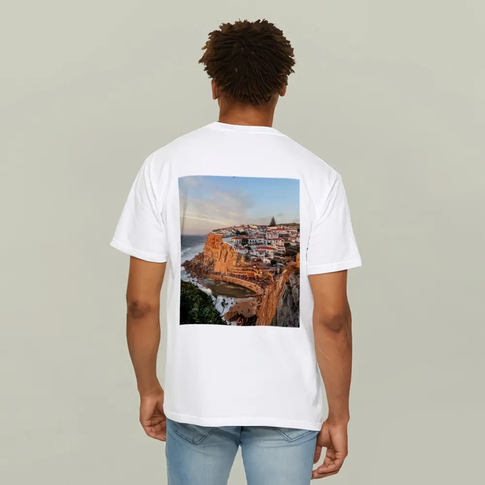 Azenhas do Mar Cliffside Village Portugal Sunset – T-Shirts